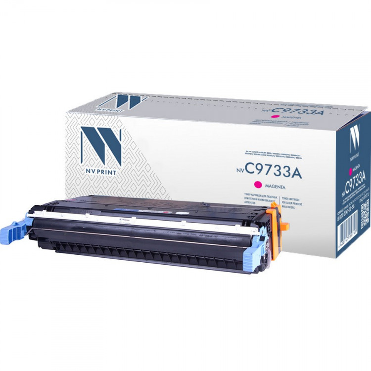 NV Print NVP-C9733AM Картридж совместимый NV-C9733A Magenta (ОГРАНИЧЕНИЕ ПО ПРОШИВКАМ) для HP Color LaserJet 5500 /  5500DN /  5500DTN /  5500HDN /  5500TDN /  5500N /  5550 /  5550DN /  5550DTN /  5550HDN /  5550N (12000k)