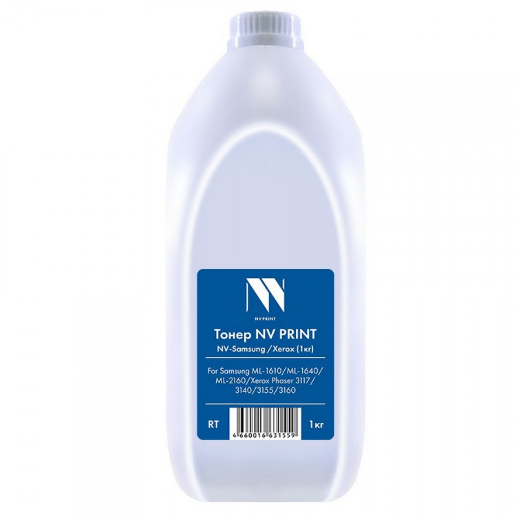 NV Print NVP-Samsung/Xerox 1кг Тонер Samsung / Xerox (1кг) для  ML-1610, 1615, 1620, 1625, 2010, 2015, 2020, 2510, 2570, 2571, SCX-4321, 4521, ML-1410, 1500, 1510, ML-1710, 1740, 1745, 1750, 1755, 1780, ML-2160, 2162, 2165, 2167, 2168, SCX-3400, 3405, 340