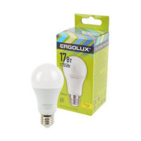 Лампа светодиодная ERGOLUX LED-A60-17W-E27-3K 17Вт E27 3000K BL1