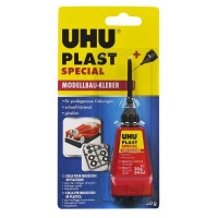 Клей для моделирования UHU Plast Special, для всех видов пластика, наконечник-игла, 30 гр., блистер (UHU 45880/В)