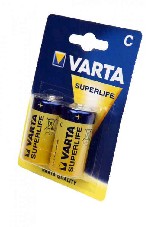 Батарейка VARTA SUPER HEAVY DUTY 2014 R14 BL2 (Комплект 2 шт.)