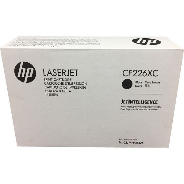 HP CF226XC Kартридж чёрный HP 26X LaserJet M402 / M426 (9K)