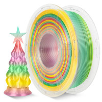NV Print NVP-3D-SILK-PLA-P-RAINBOW- Филамент NVPRINT Silk PLA+ Rainbow 01 для 3D печати диаметр 1.75мм  длина 330 метров  масса 1 кг
