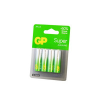 Батарейка GP Super GP15AA21-2CRSBC4 G-TECH LR6 BL4* (Комплект 4 шт.)