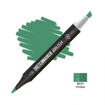 Маркер художественный SketchMarker Brush Pro, G111 Viridan (SketchMarker G111) Серия профессиональных спиртовых маркеров SKETCHMARKER BRUSH PRO - выбор не только профессиональных художников и дизайнеров, но и начинающих любого возраста. Идеально подходят для всех видов творчества и художественных проектов, включая cкетчинг, архитектуру, ботанику, иллюстрацию, анимацию, комиксы, мангу, дизайн, граффити, леттеринг, каллиграфия, хобби и другие.