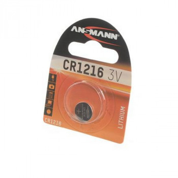 Батарейка ANSMANN 1516-0007-RU CR1216 BL1 Тип: 1216Цена: за 1 шт.