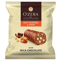 Конфеты шоколадные O'ZERA "Caramel & Crisp" с хрустящими шариками, 500 г, НК943