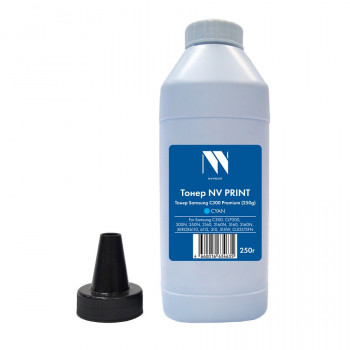 NV Print NVP-C300-PR-250GC Тонер для Samsung C300 / CLP300 / 300N / 350N / 2160 / 2160N / 3160 / 3160N / XEROX6110 / 6115 / 310 / 315W / CLX3175FN Premium (250 г) Cyan совместимый NVP-C300-PR-250GC, Совместимость: , ресурс: 0 стр.
