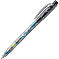 Ручка шариковая автоматическая STABILO Tropikana 338 F/0,38 мм, черная (STABILO 338/46F)