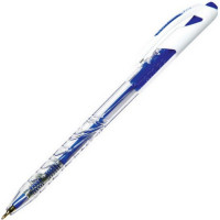Ручка шариковая автоматическая Flexoffice Trendee, 0,5  мм., корпус прозрачно-синий, цвет чернил Синий, Комплект 50 шт. (FLEXOFFICE FO-019 BLUE BOX 50)
