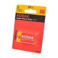 Батарейка Kodak Super Heavy Duty ZINC 6F22 BL1