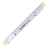 Маркер спиртовой Stylefile Brush двухсторонний, цвет 156 (Pastel Yellow)