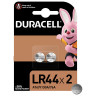 Батарейка DURACELL LR44 BL2 (Комплект 2 шт.)