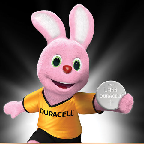 Батарейка DURACELL LR44 BL2 (Комплект 2 шт.)