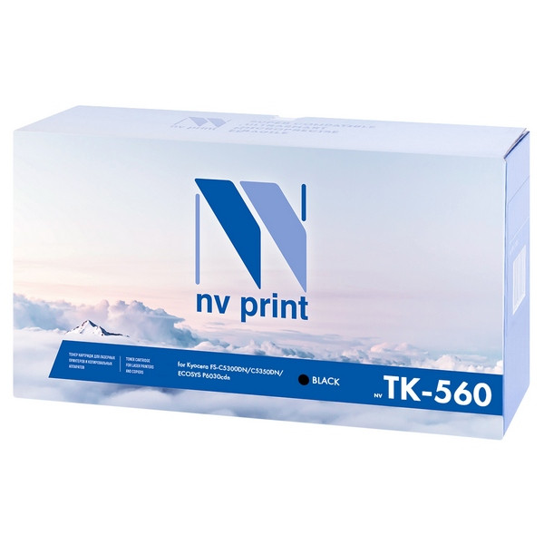 NV Print NVP-TK560Bk Картридж совместимый NV-TK-560 Black для Kyocera FS C5300 /  C5300DN /  C5350 /  C5350DN (12000k)