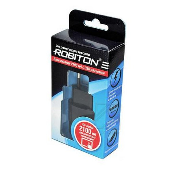 Адаптер/блок питания ROBITON USB2100/II BL1