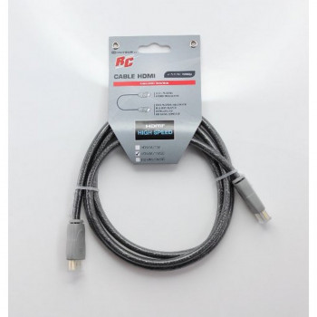 Кабель HDMI plug - HDMI plug 1.5 м Real Cable HD-VIM (Real Cable HD-VIM/1M50) Без упаковки. Уценка: Без упаковки.​
Стандартный HDMI кабель (Standard HDMI Cable). Full HD 1080P. Соответствует спецификации HDMI v.1.3a.