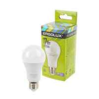 Лампа светодиодная ERGOLUX LED-A60-17W-E27-6K 17Вт E27 6500K BL1