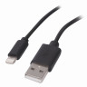 Кабель USB 2.0-Lightning, 1 м, SONNEN, медь, для передачи данных и зарядки iPhone/iPad, 513116