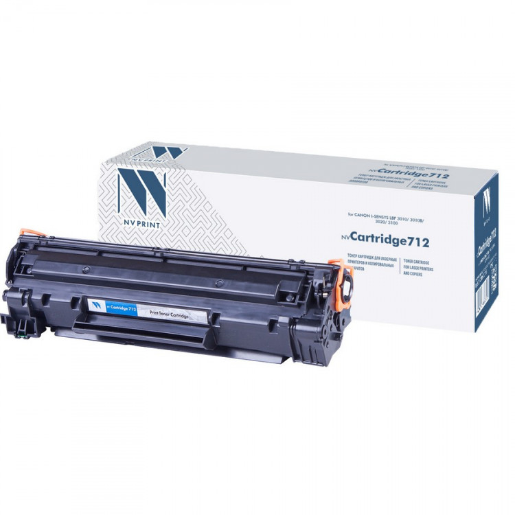 NV Print NVP-712 Картридж совместимый NV-712 для Canon i-Sensys LBP 3010 /  3010B /  3020 /  3100 (1500k)