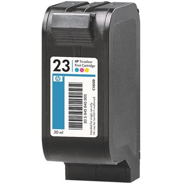 HP C1823DE Картридж №23 цветной HP DesignJet 720/722/890 (30мл) Уценка: установить до 2011, без коробки