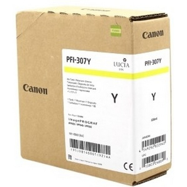 Canon 9814B001-DSCNT Картридж желтый PFI-307 Y для Canon iPF830, 840, 850 (330 мл) Уценка