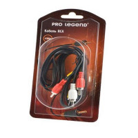 Аудио-видео кабель Pro Legend PL1108 3xRCA вилка <--> 3xRCA вилка, видео+стерео-аудио, 1.5 м BL1