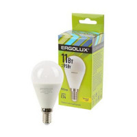 Лампа светодиодная ERGOLUX LED-G45-11W-E14-3K 11Вт E14 3000K BL1