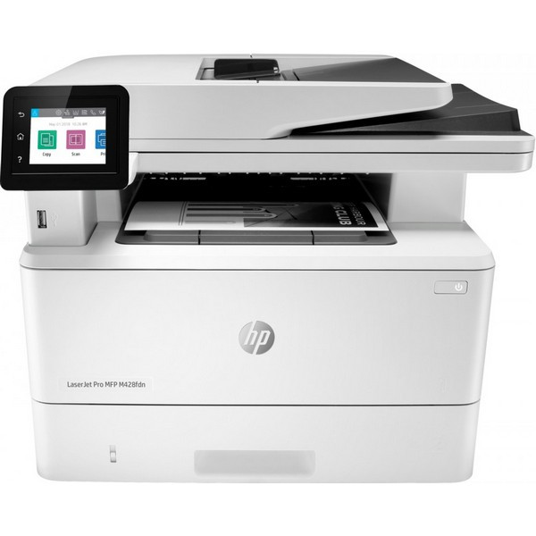 HP W1A32A Аппарат HP LaserJet Pro MFP M428fdn RU (p, c, s, f , A4, 38 ppm, 512Mb, Duplex, 2 trays 100+250,ADF 50, USB 2.0, GigEth ,Cartridge 10 000 pages)