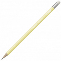 Карандаш Чернографитный С Ластиком Stabilo Swano Pastel 4908, Шестигранный, Hb, Корпус Пастель Желтый (STABILO 4908/01-HB)