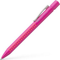 Ручка шариковая автоматическая Faber-Castell GRIP 2010 M цвет: розовый, стержень: синий (Faber-Castell 243901)