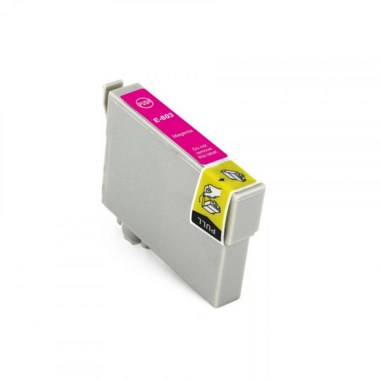 NV Print NVP-C13T08034011 Струйный картридж T0803 (NV-C13T08034011) Magenta для Epson Stylus Photo P50, PX650 / PX660 / PX700 / PX710 / PX720 / PX730 / PX800 / PX810 / PX820 / PX830, R265 / R285 / R360 / RX560 / RX585 / RX685 (13.5 мл) совместимый