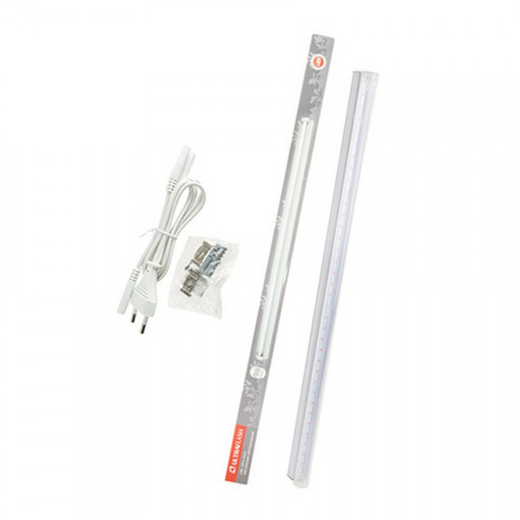 Светильник ULTRAFLASH LWL-2014-04CL для растений, 9Вт