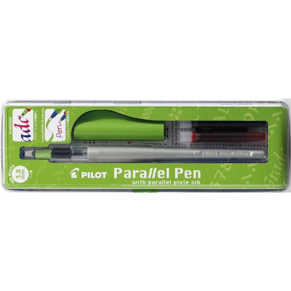 Ручка перьевая для каллиграфии Pilot Parallel Pen 3,8 мм (Pilot FP3-38N-SS)