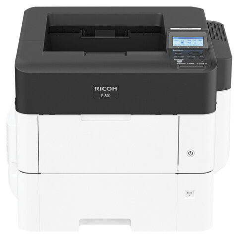 Ricoh 418473 Лазерный принтер Ricoh P 801, A4, 2Гб, 60стр/мин, дуплекс, PS3, GigaLAN, старт.картр.11000стр.