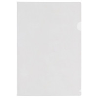 Папка уголок FlexOffice А4 (310x220мм), 0,12 мм, прозрачная (FO-CH01 CLEAR)
