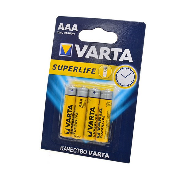 VARTA SUPERLIFE Micro 2003 R03P BL4 Батарейка