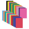Цветная бумага, А4, мелованная (глянцевая), 24 листа 24 цвета, на скобе, ЮНЛАНДИЯ, 200х280 мм, 
