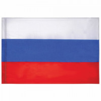 Флаг России 90х135 см без герба, ПОВЫШЕННАЯ прочность и влагозащита, флажная сетка, STAFF, 550227