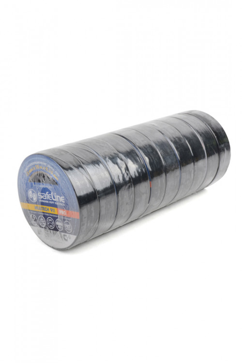 Изолента safeLine 15/10 чёрная SR10