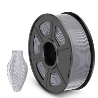 NV Print NVP-3D-PETG-SILVER Филамент NVPRINT PETG Silver для 3D печати диаметр 1.75мм  длина 330 метров  масса 1 кг