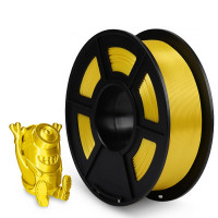 NV Print NVP-3D-SILK-PLA-P-YELLOW Филамент NVPRINT Silk PLA+ Yellow для 3D печати диаметр 1.75мм  длина 330 метров  масса 1 кг