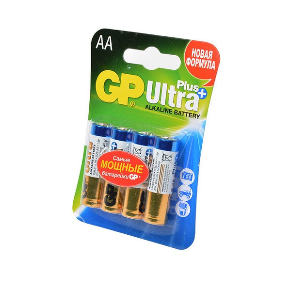 Батарейка GP Ultra Plus GP15AUP-CR4 LR6 BL4 (Комплект 4 шт.)