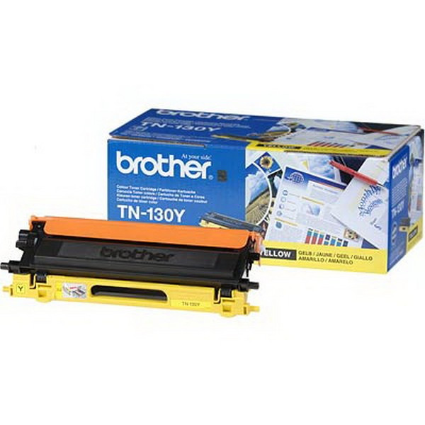 Brother TN130Y Тонер TN-130Y для Brother HL4040CN/4050CDN/DCP9040СN/MFC9440СN жёлтый (1500стр)