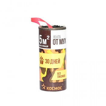 Лента для уничтожения мух КОСМОС KOC_GH331 липкая лента от мух 4*84см Тип: 4*84смЦена: за 1 шт.