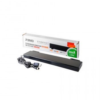 Антенна РЭМО BAS-5310-USB HORIZON DVB-T2, комнатная цифровая, питание от USB-порта телевизора Тип: мв(6-12)+дмв(21-69)/DVB-T2Цена: за 1 шт.