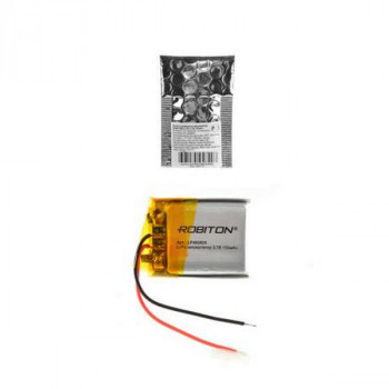 Аккумулятор ROBITON LP402025 3.7В 150мАч PK1 Тип: LP150-402025Цена: за 1 шт.
