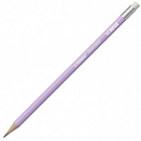 Карандаш Чернографитный С Ластиком Stabilo Swano Pastel 4908, Шестигранный, Hb, Корпус Пастель Фиолетовый (STABILO 4908/03-HB)