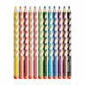 Набор цветных карандашей STABILO EASYcolors для правшей, 12 цветов + точилка (STABILO 332/12)