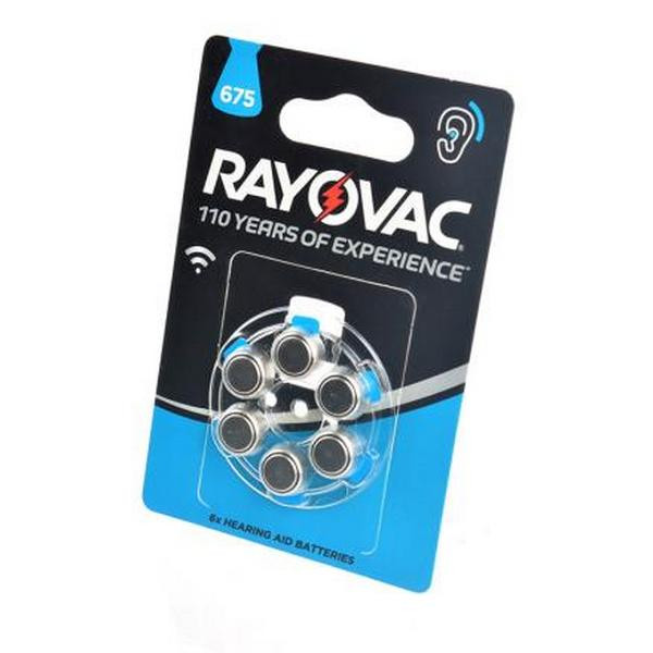 Батарейка RAYOVAC 675 120*80мм BL6 (Комплект 6 шт.)